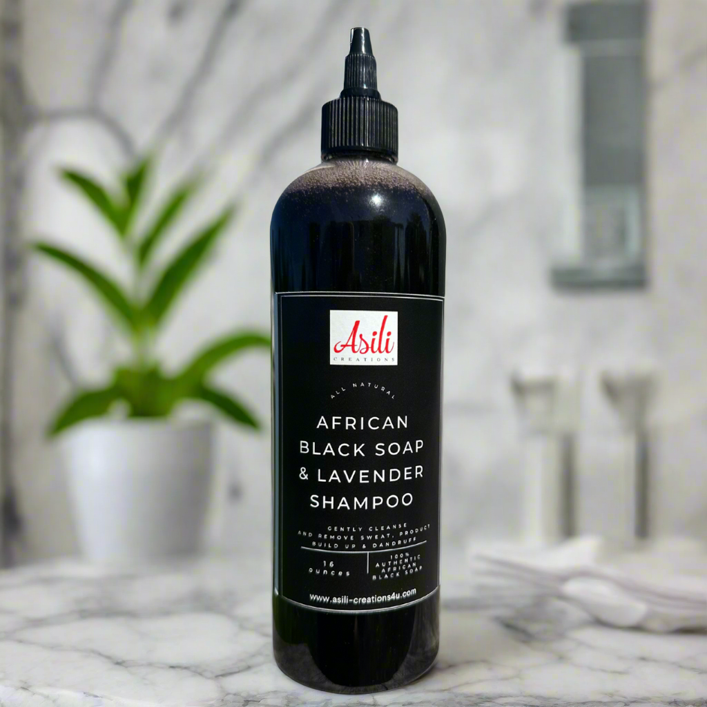 African Black Soap & Lavender Shampoo