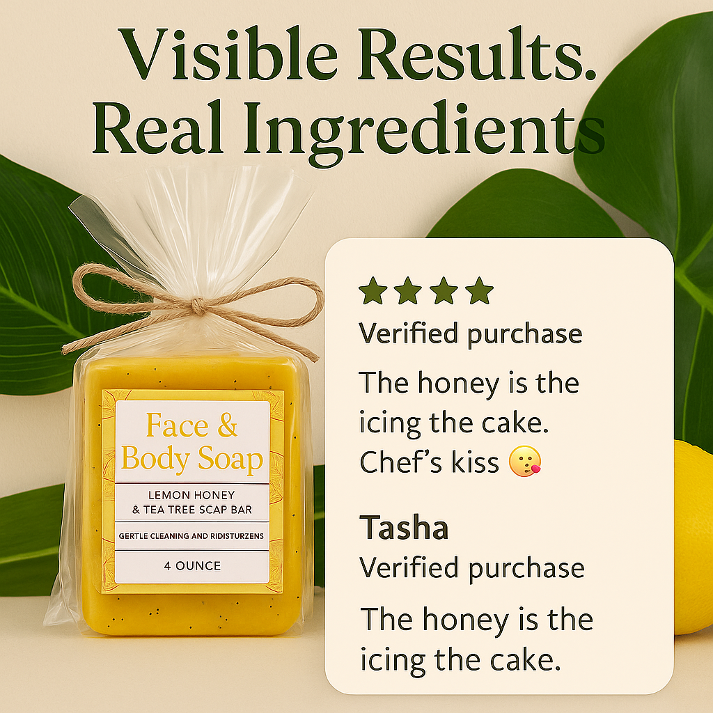 Lemon Honey & Tea Tree Soap