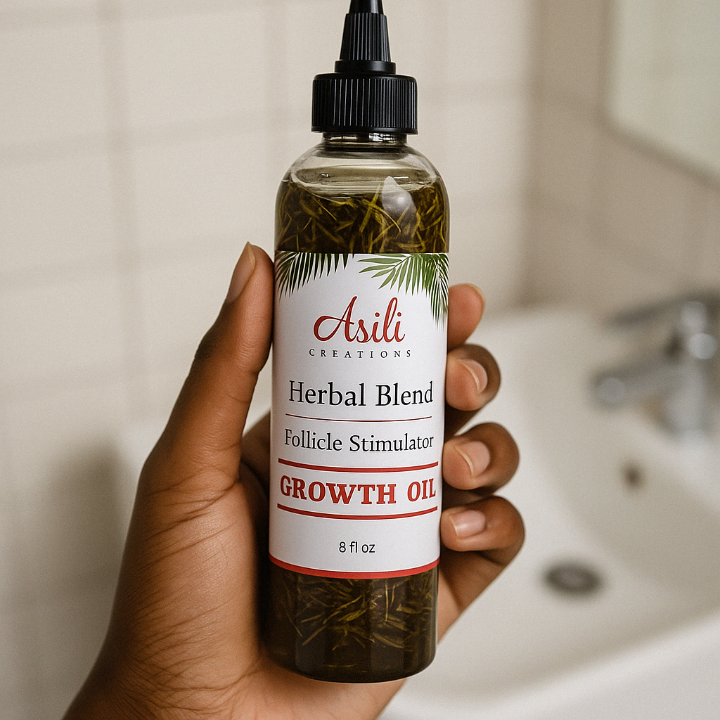 Herbal Follicle Stimulator Growth Oil - Scalp & Hair Strengthening Treatment