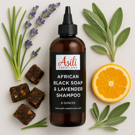 African Black Soap & Lavender Shampoo