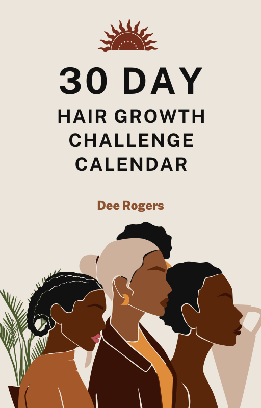 30 Day Hair Growth Challenge Calender