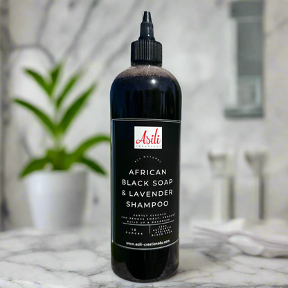 African Black Soap & Lavender Shampoo