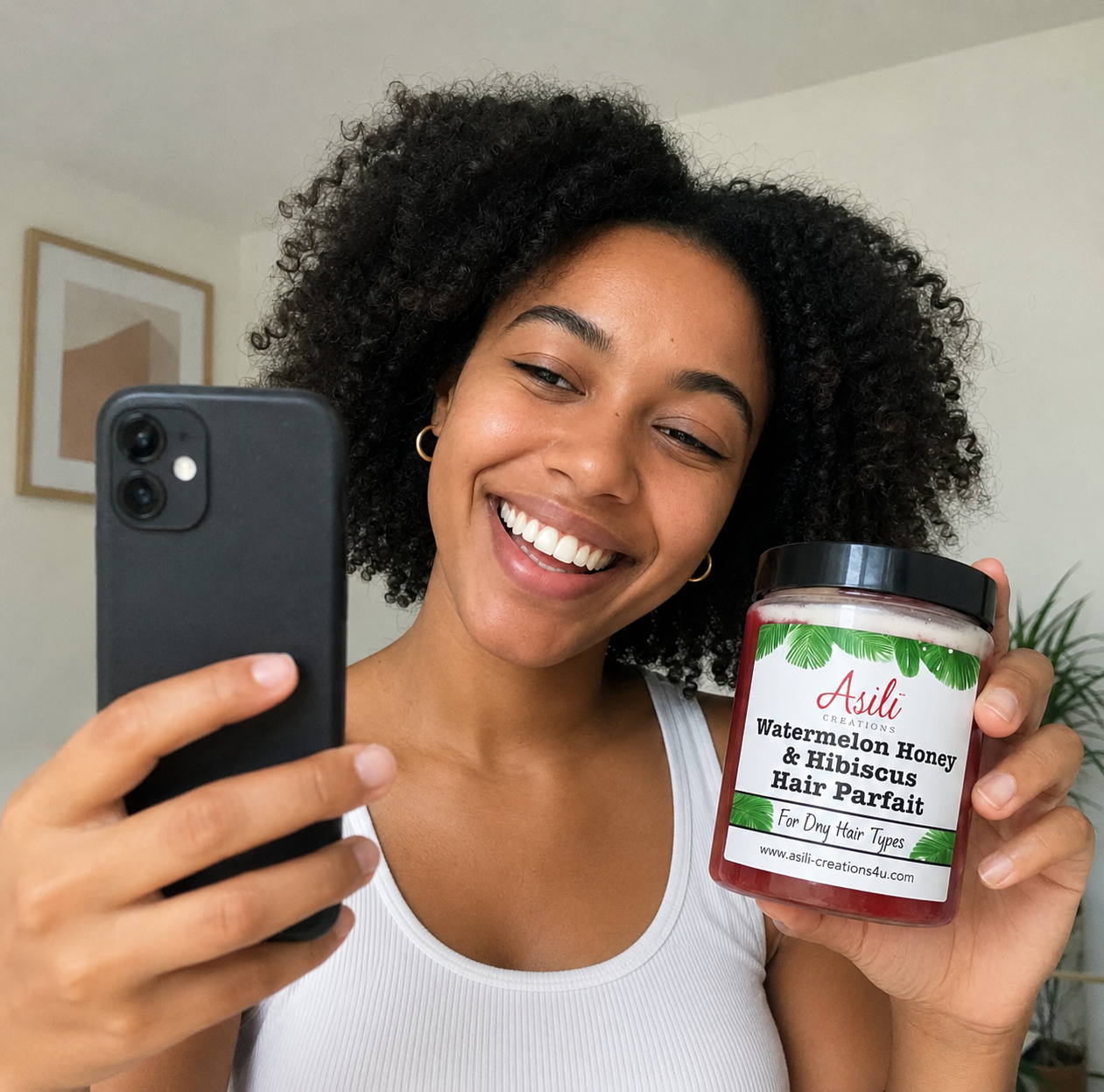 Watermelon Honey & Hibiscus Hair Parfait Conditioner