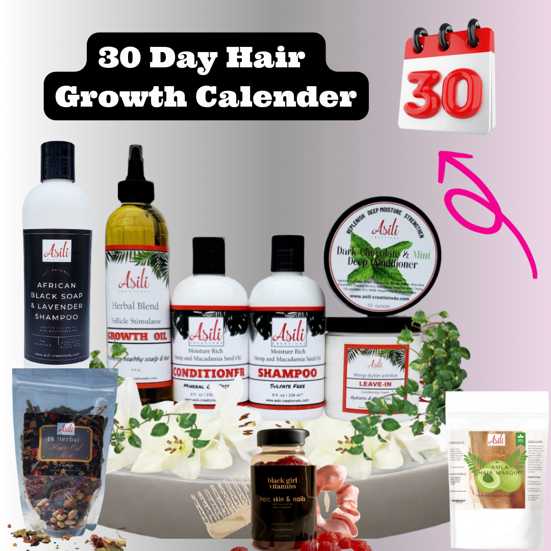 30 Day Hair Growth Challenge Bundle