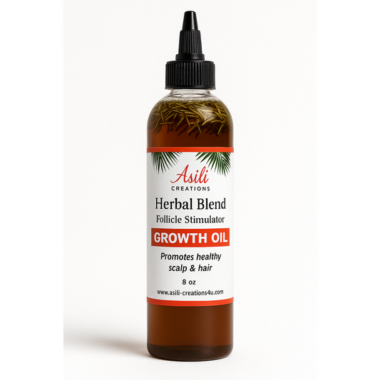 Herbal Follicle Stimulator Growth Oil - Scalp & Hair Strengthening Treatment
