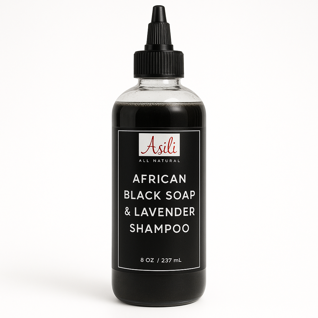 African Black Soap & Lavender Shampoo