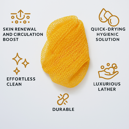 African Exfoliating Net Sponge 45”