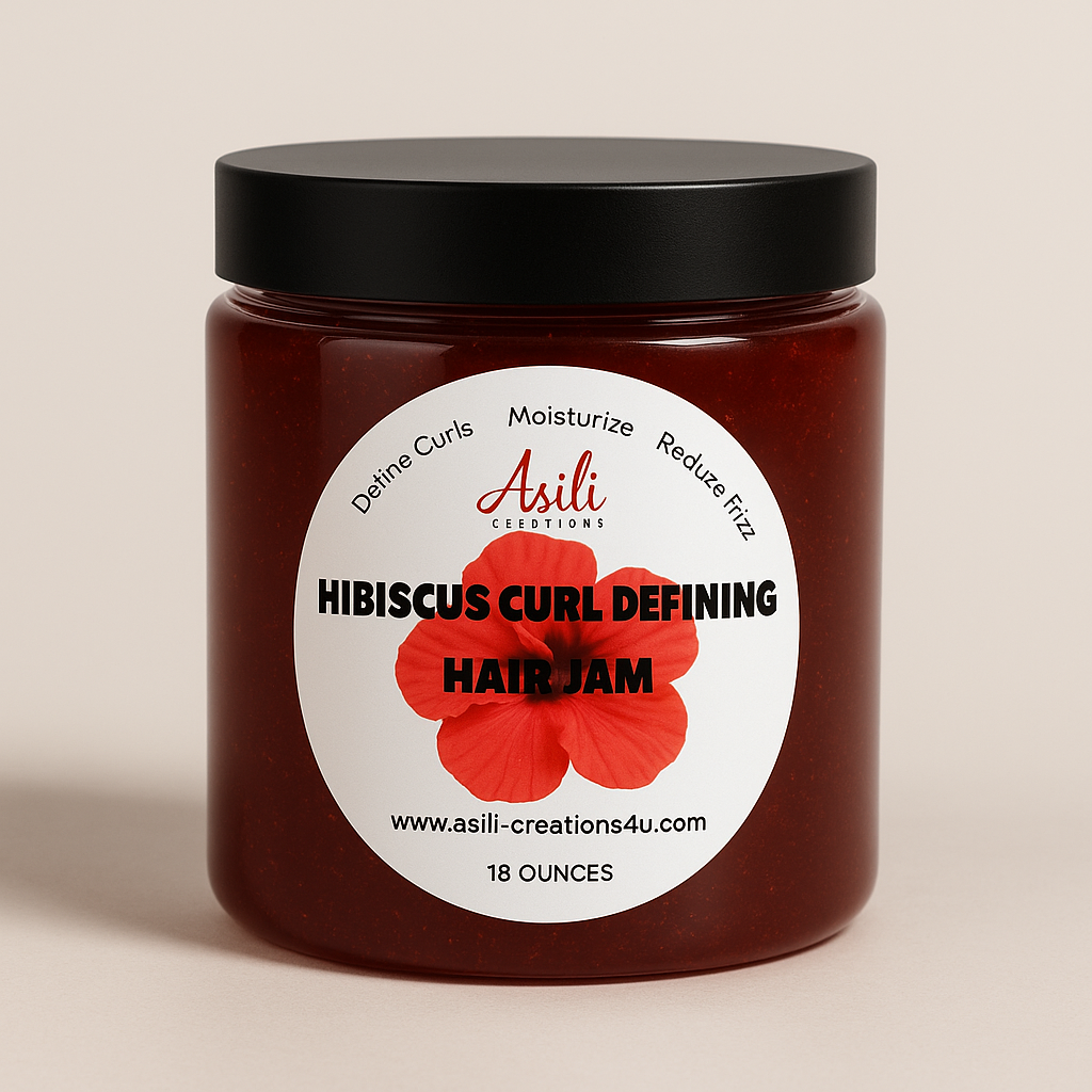 Hibiscus curl defining hair gel for soft to medium hold and frizz-free curls