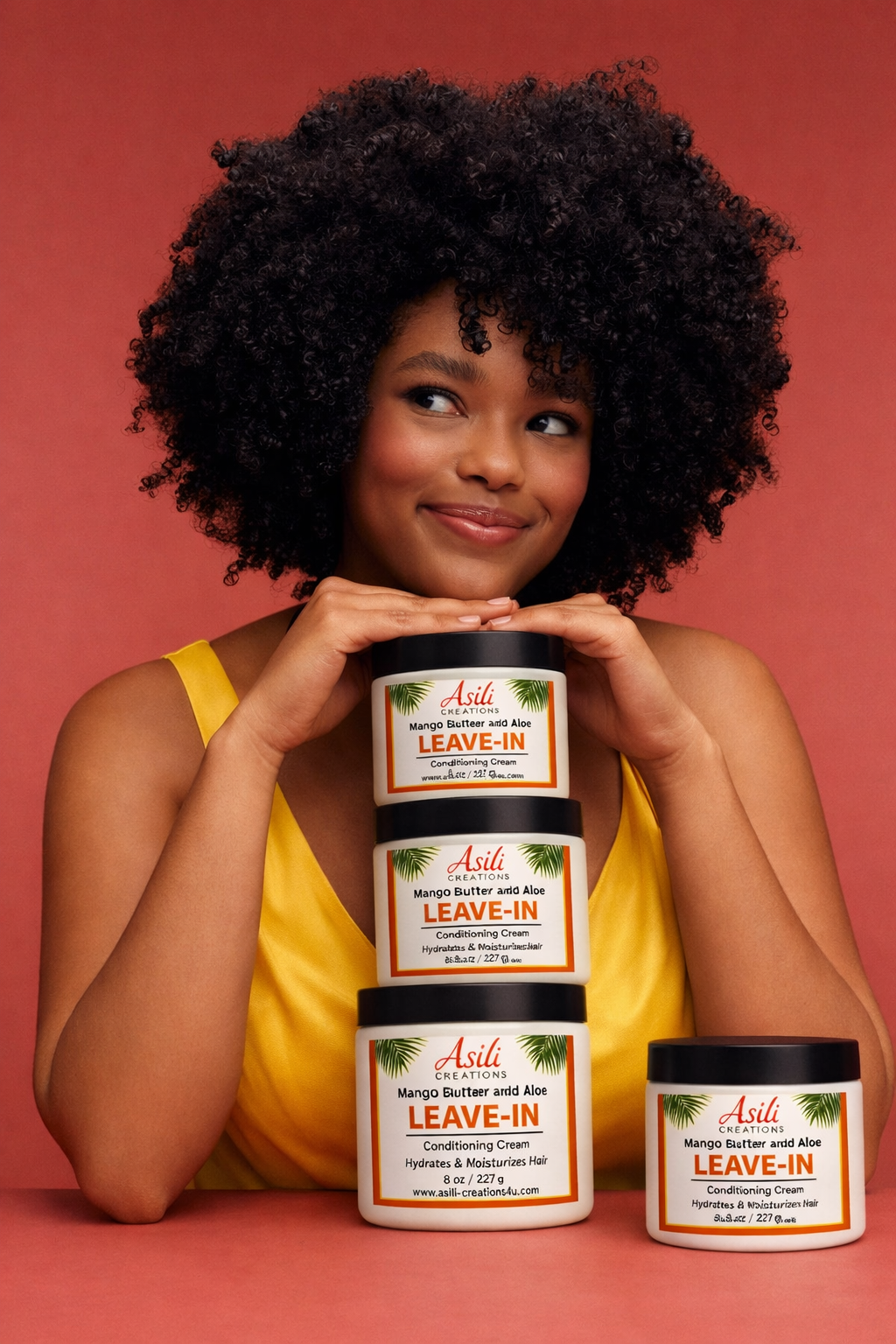 Hydrating Mango Butter Leave-in Conditioning Cream for Curls