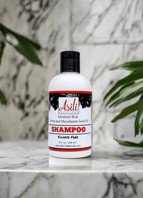 Moisture Rich Sulfate Free Shampoo - Asili Creations LLC
