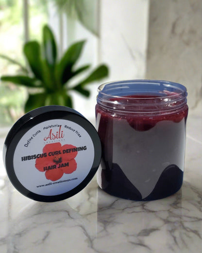 Hibiscus Curl Defining Hair Jam - Asili Creations LLC